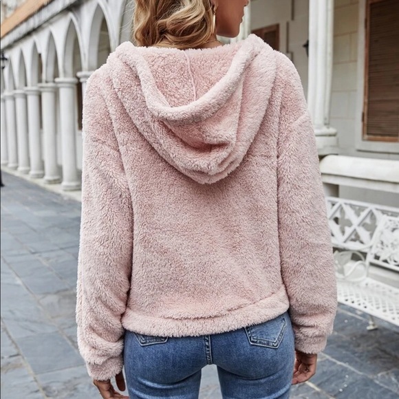 Teddy Sherpa Hoodie - Picture 4 of 5